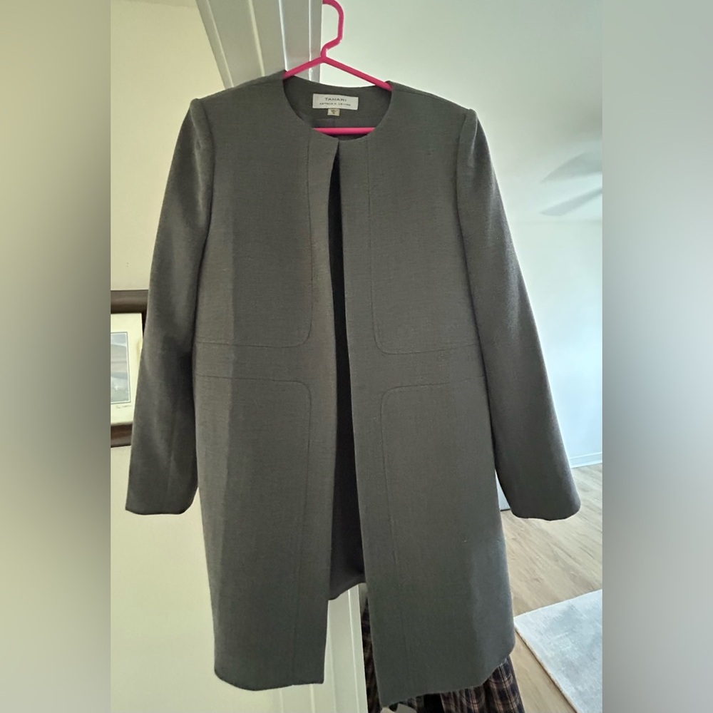 Chic Gray Women's Blazer by [Brand]
